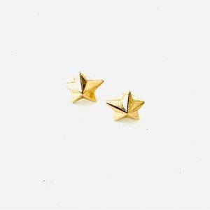 Gold Star Earrings